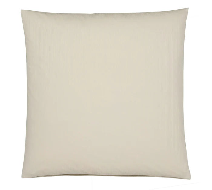 Taie d'oreiller en jersey de velours côtelé, blanc cassé, 65 x 100 cm