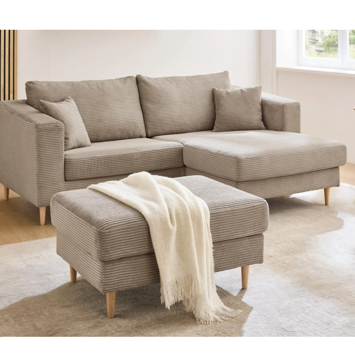 Eckpolstergruppe in Cord