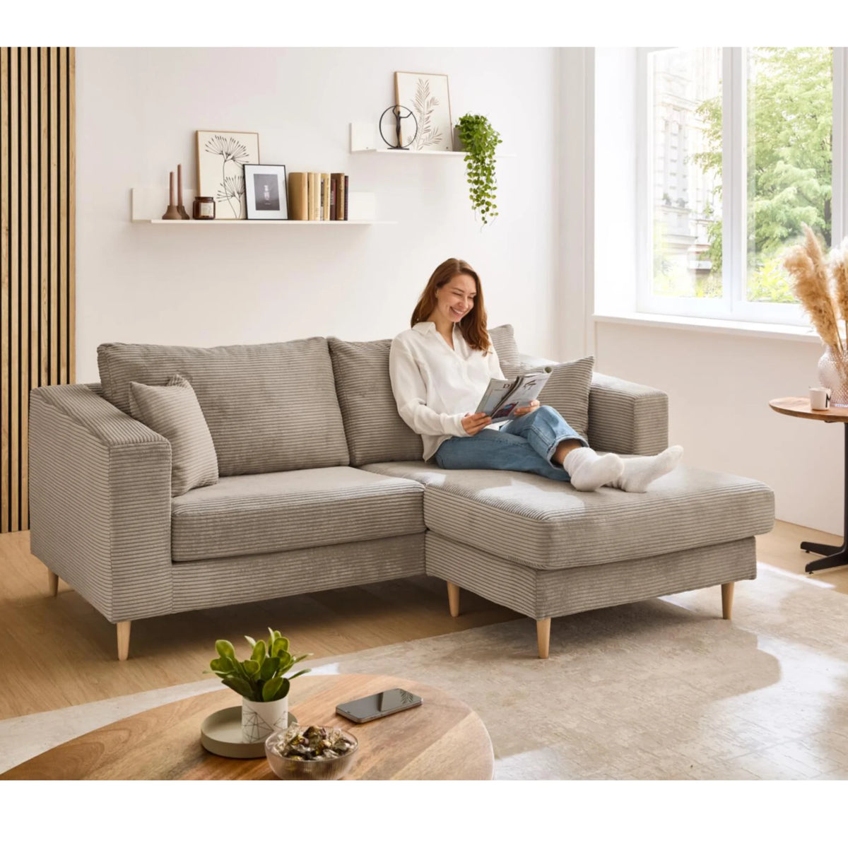 Eckpolstergruppe in Cord