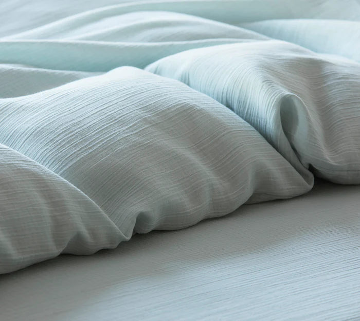 Housse de coussin lisse vert menthe 65x100