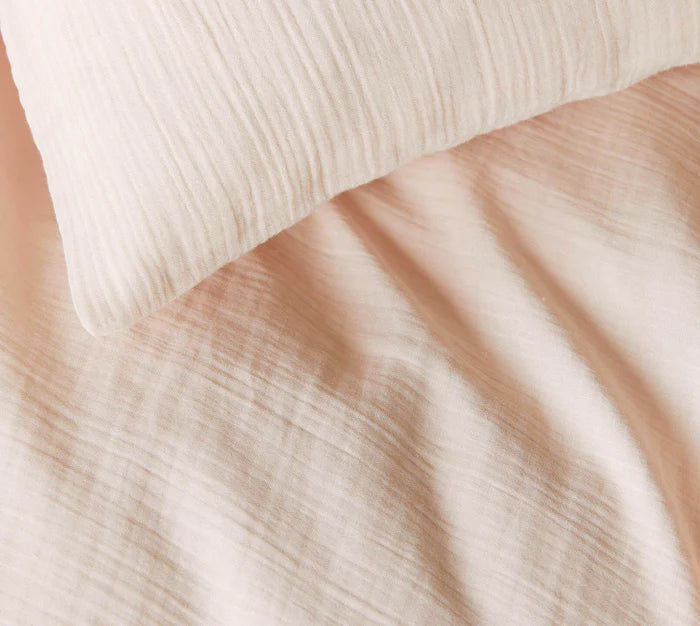 Taie d'oreiller pêche lisse 65x100