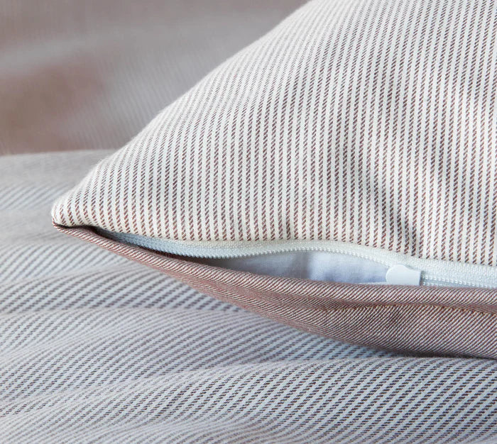 Taie d'oreiller Tender bordeaux 50x70