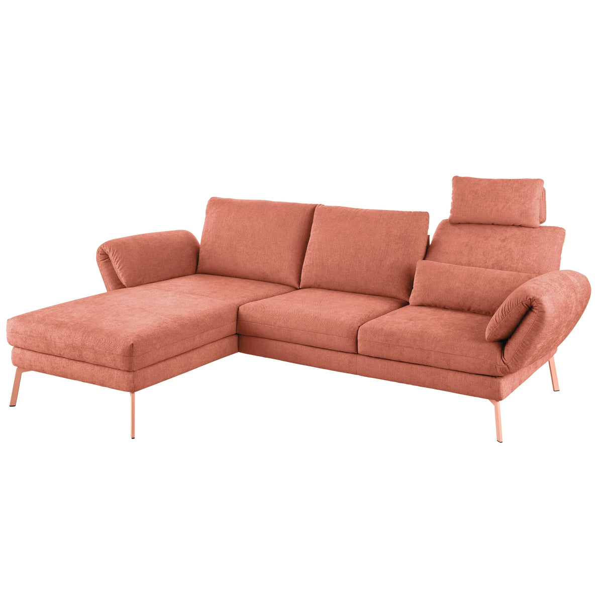 Ecksofa mit Relaxfunktionen