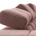 Wilson Kopfteilverstellung Cord taupe - Verstellbares Kopfteil in Cordstoff für modernen Komfort und Stil
