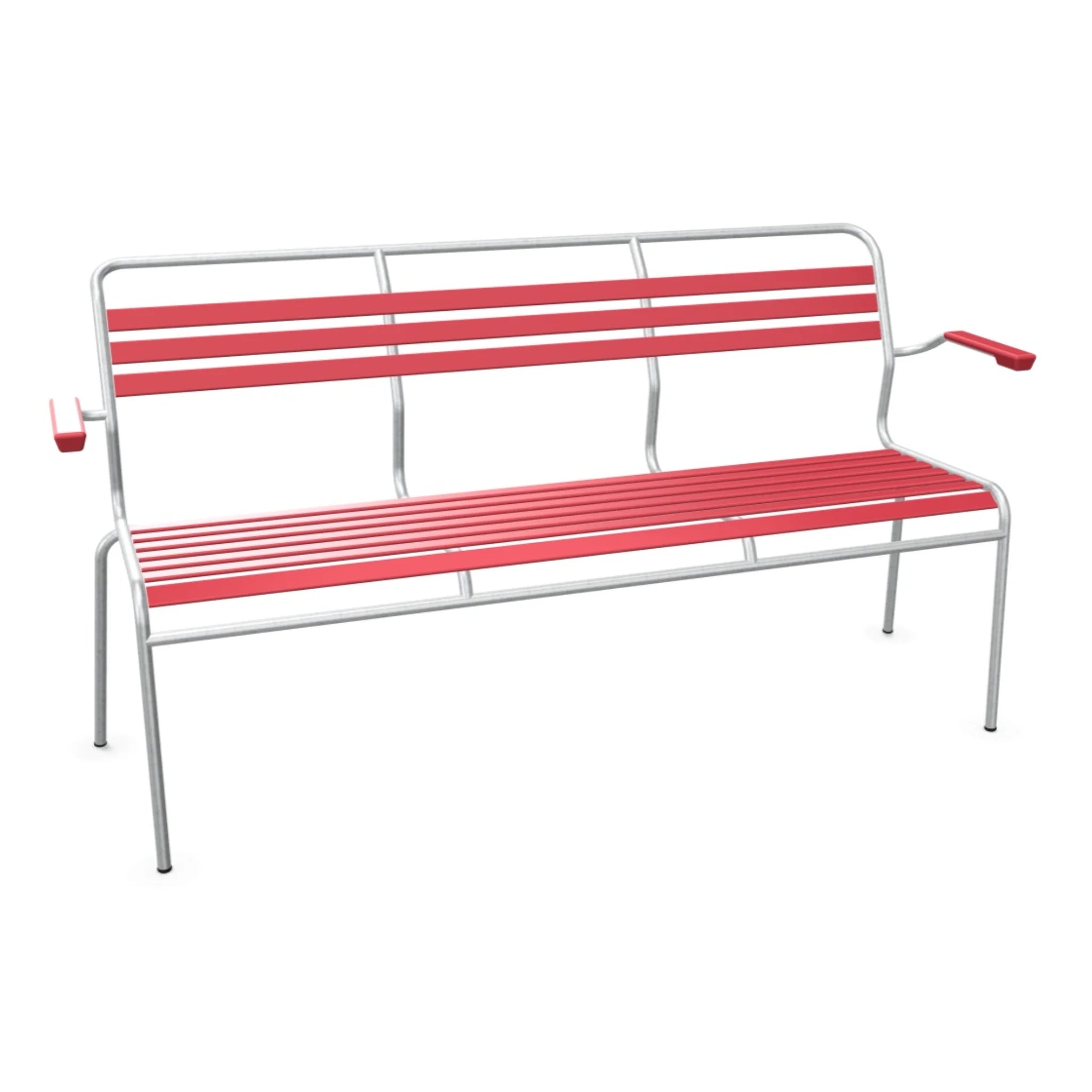 Säntis Lättli-3er-Bank mit Armlehne