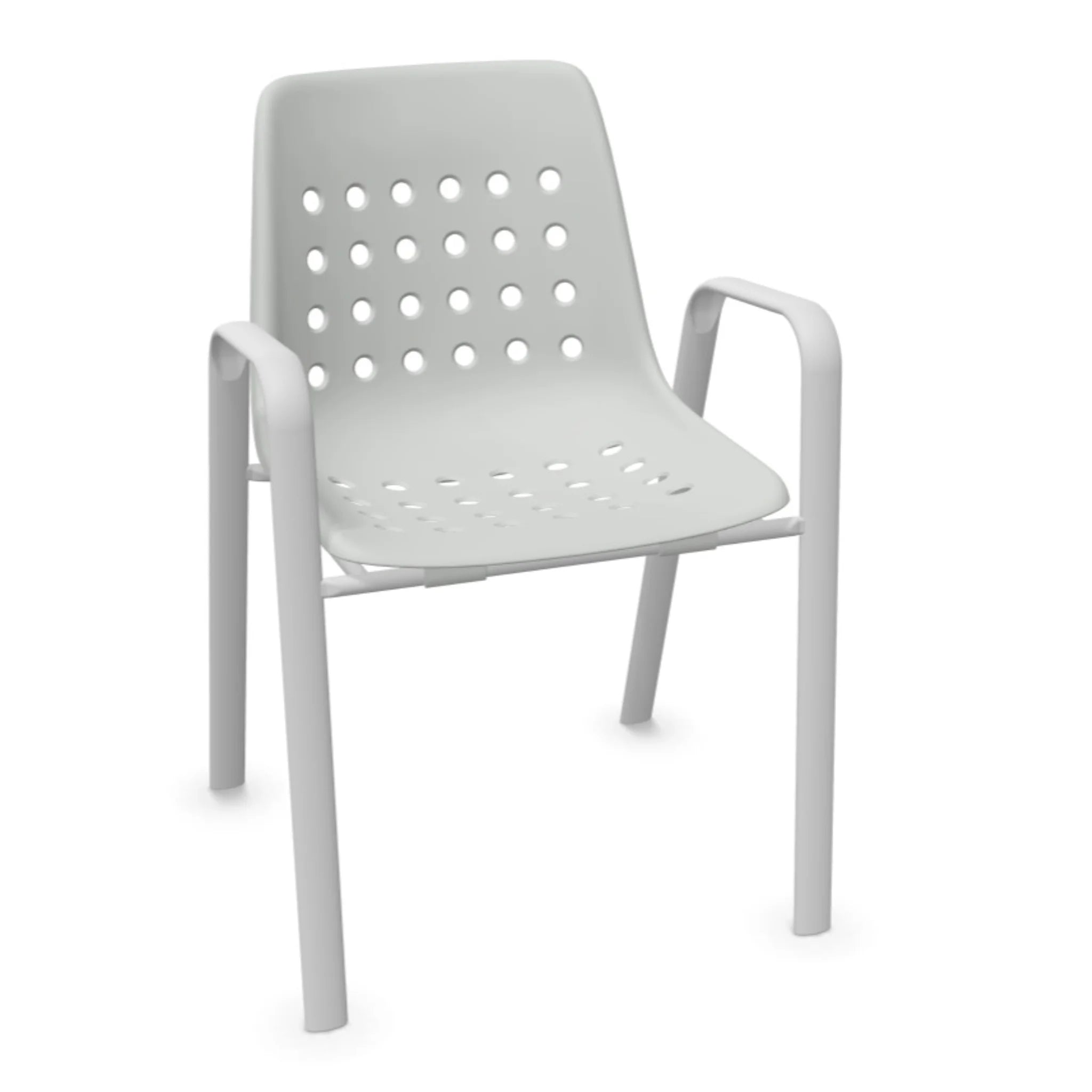 Chaise Bermuda avec coque et accoudoirs Ovale