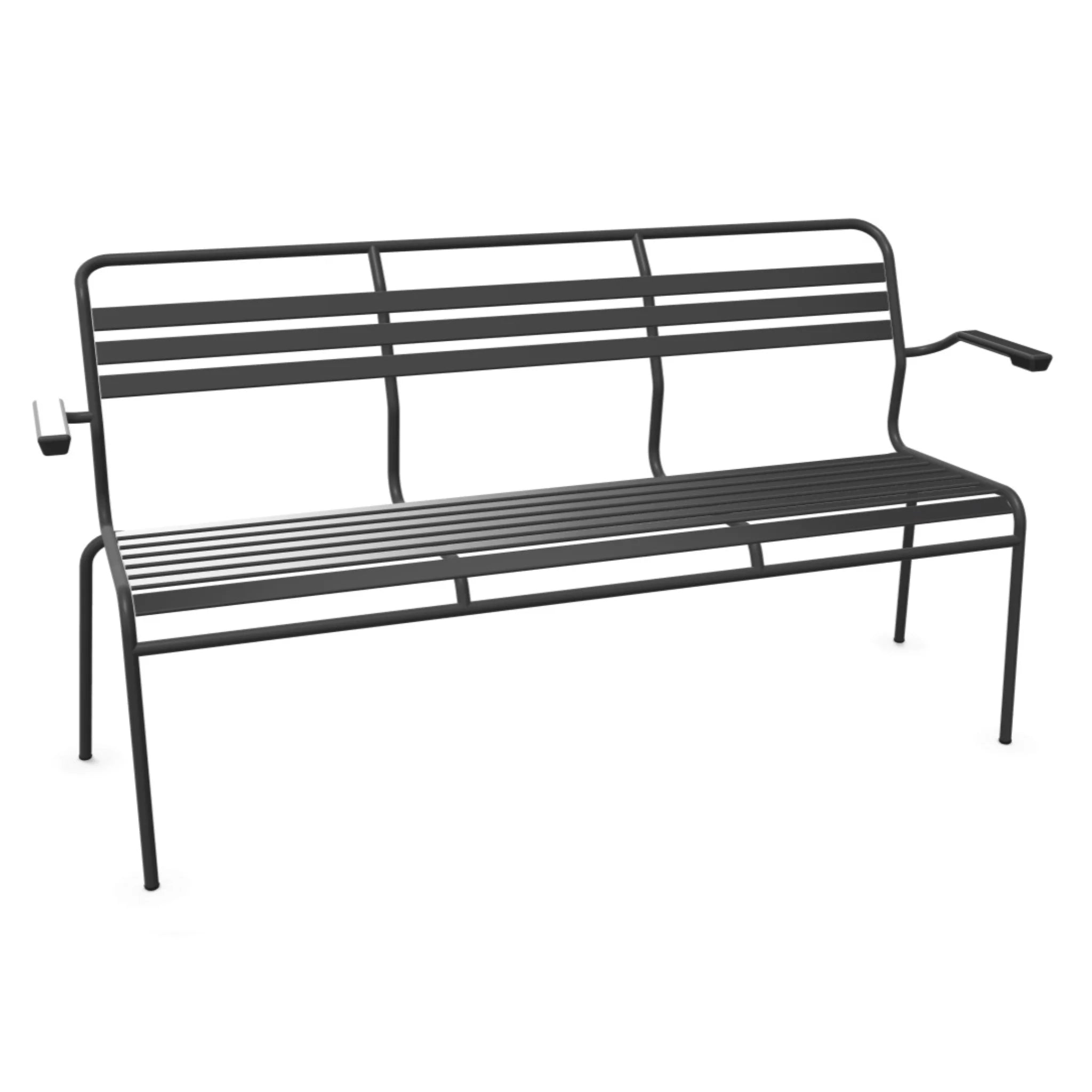 Säntis Lättli-3er-Bank mit Armlehne