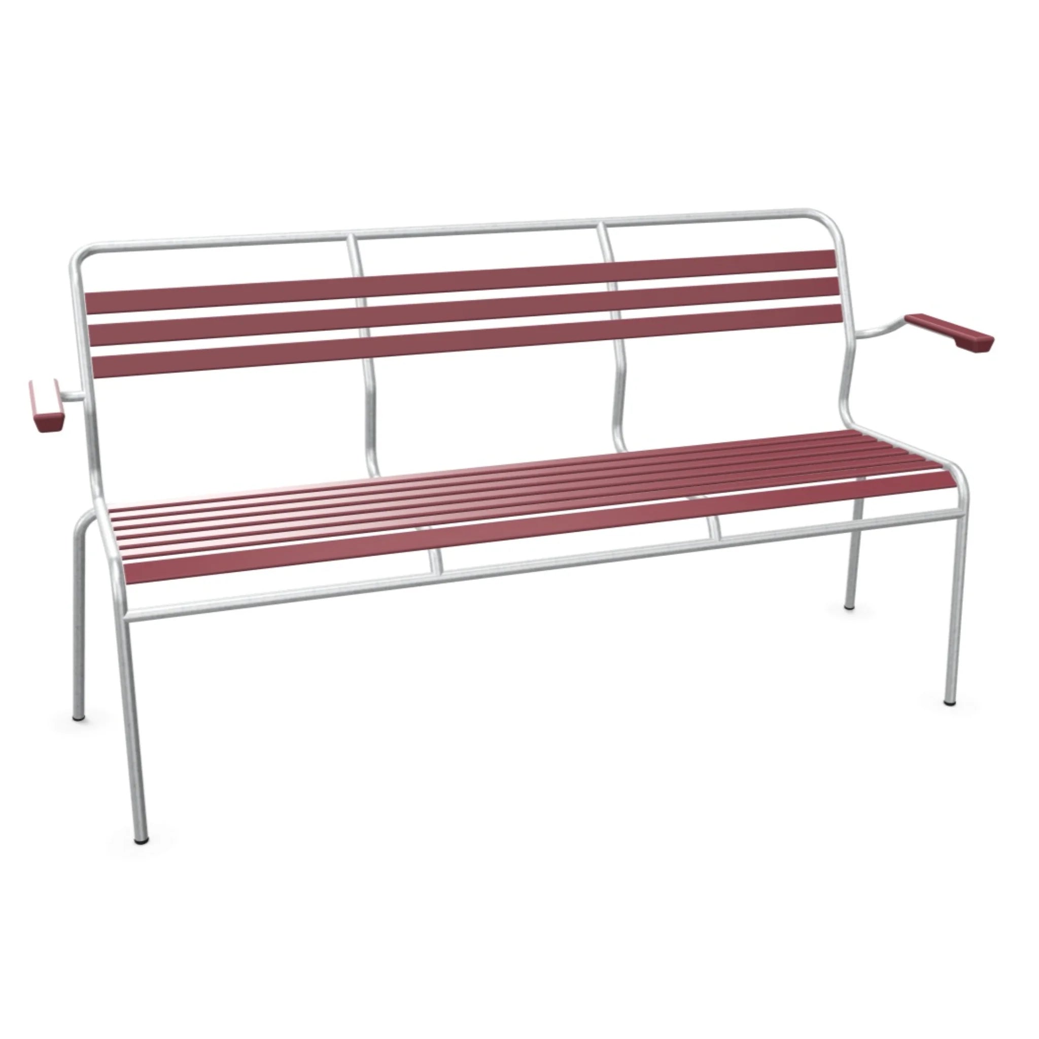 Säntis Lättli-3er-Bank mit Armlehne