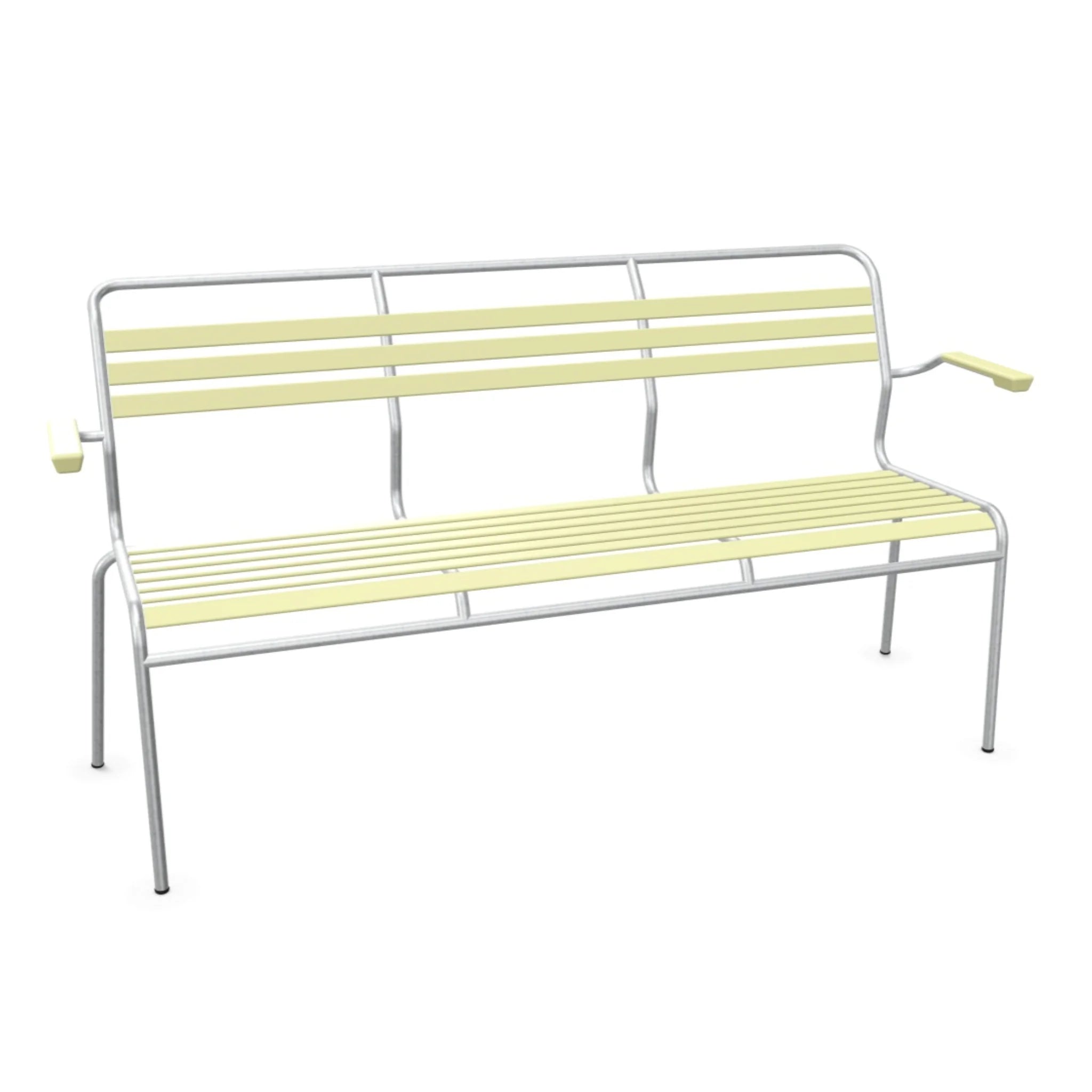 Säntis Lättli-3er-Bank mit Armlehne