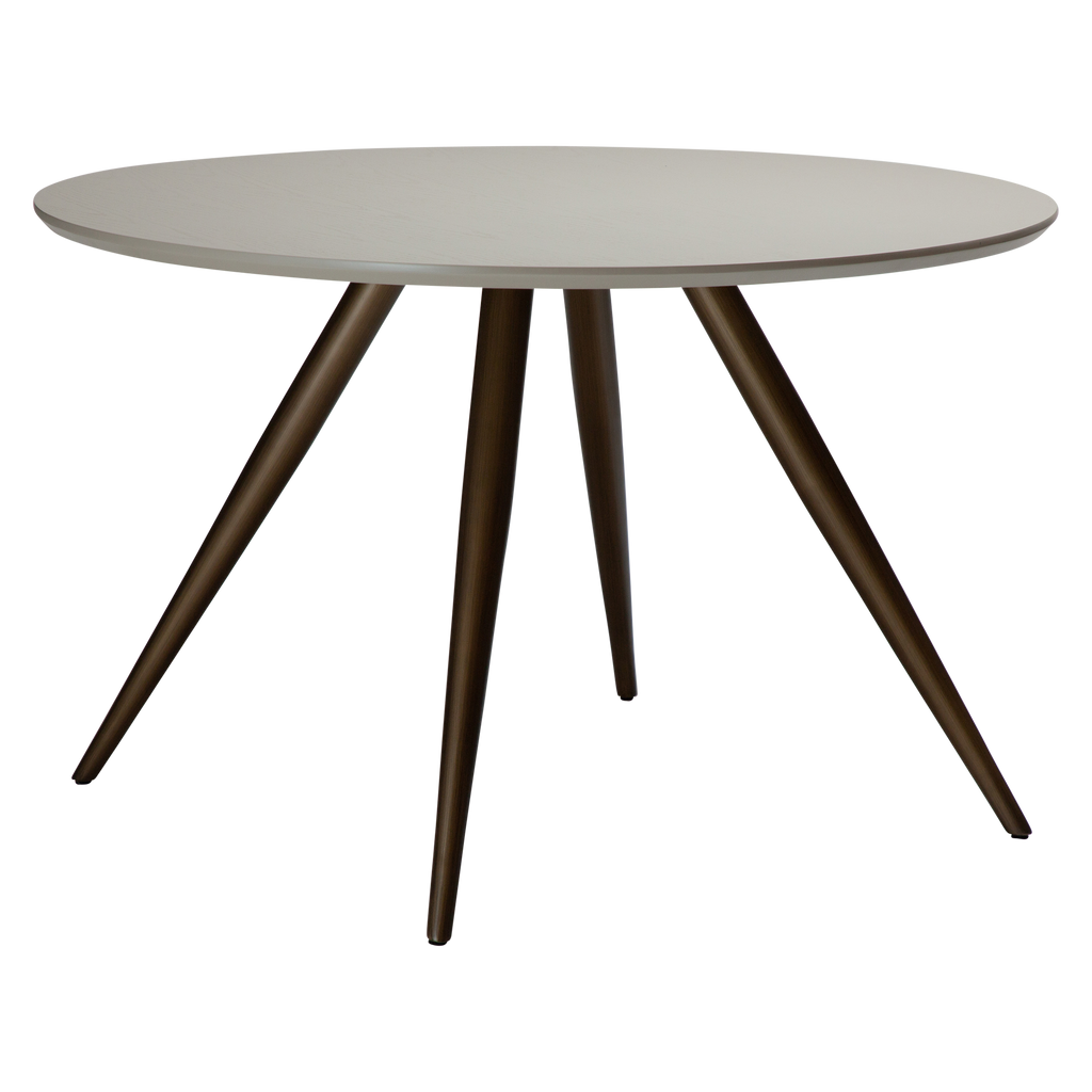 Pieds de table ECLIPSE – pieds fuselés en métal finition laiton antique