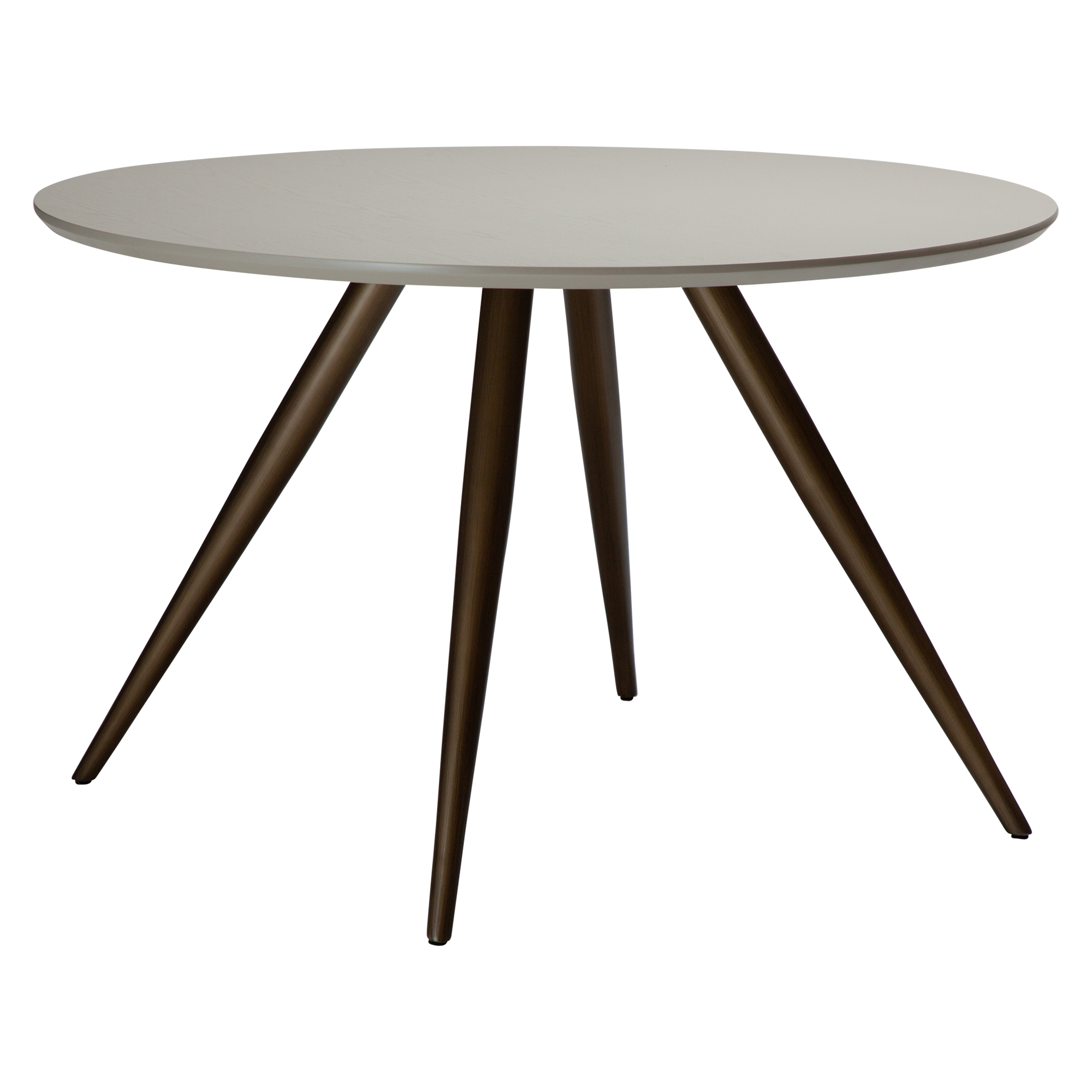 Pieds de table ECLIPSE – pieds fuselés en métal finition laiton antique