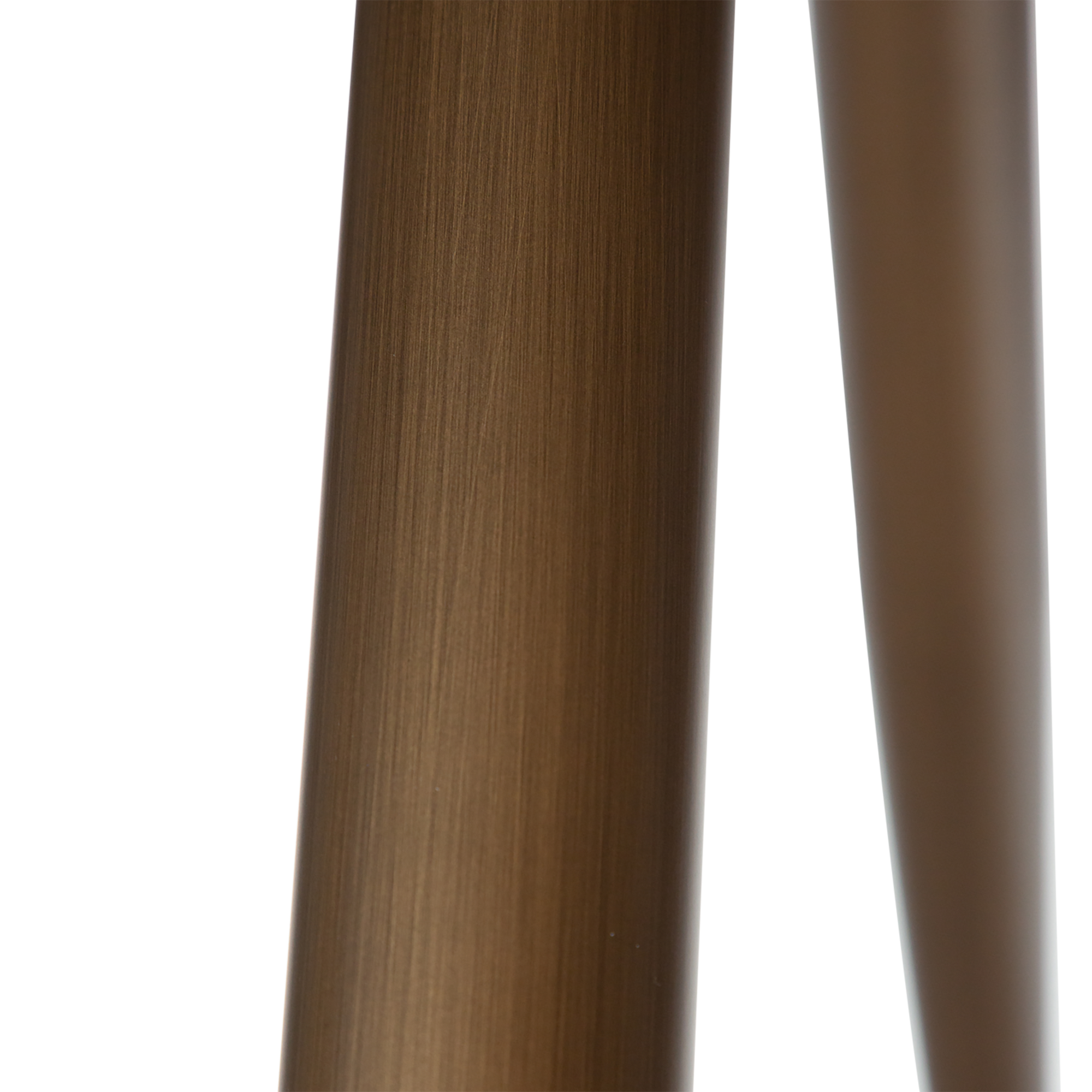 Pieds de table ECLIPSE – pieds fuselés en métal finition laiton antique