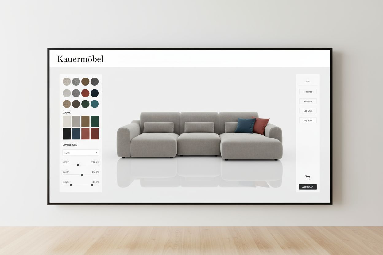 erstelle oben links anstelle von stilhaus kauermöbel