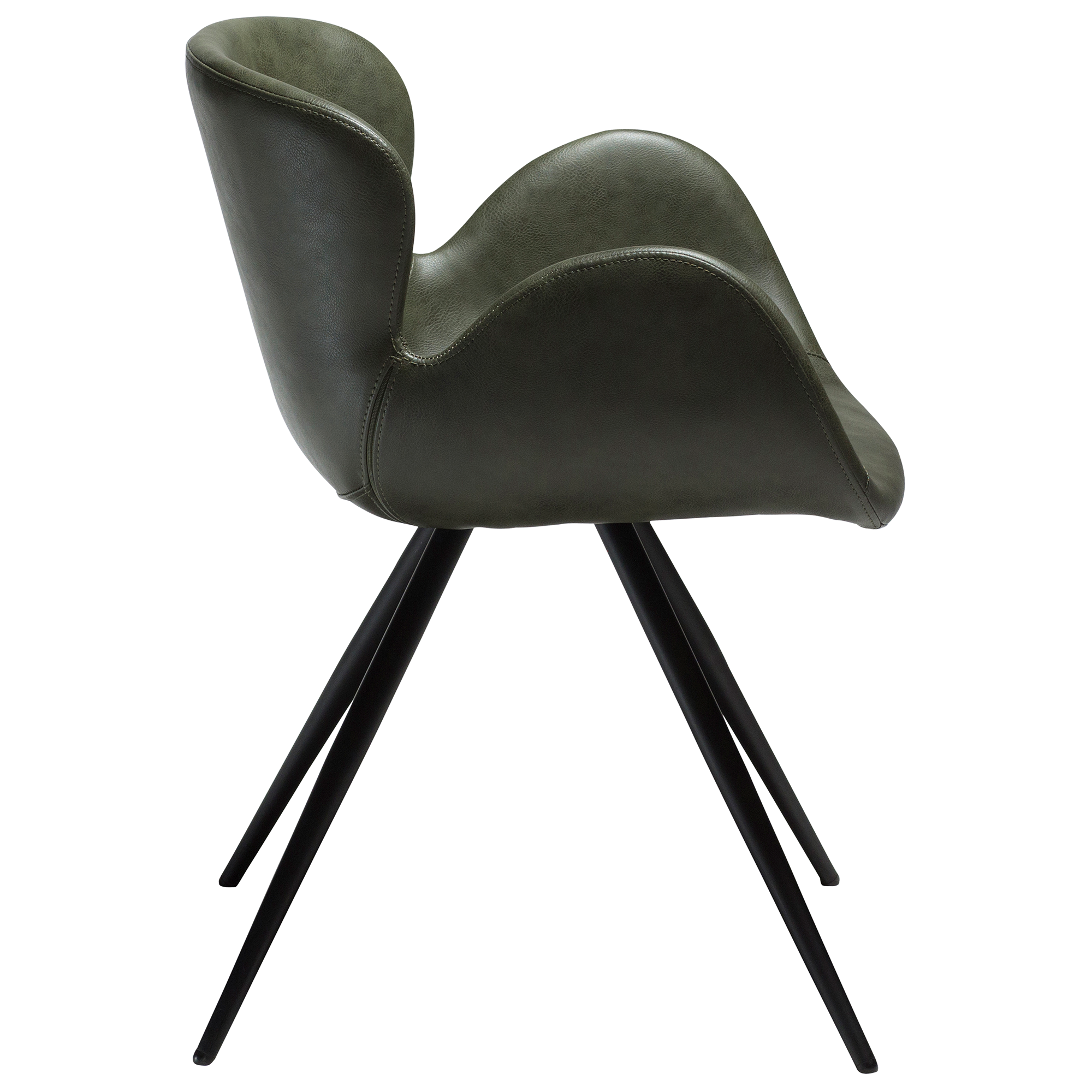 Armlehnstuhl Gaia vintage grün