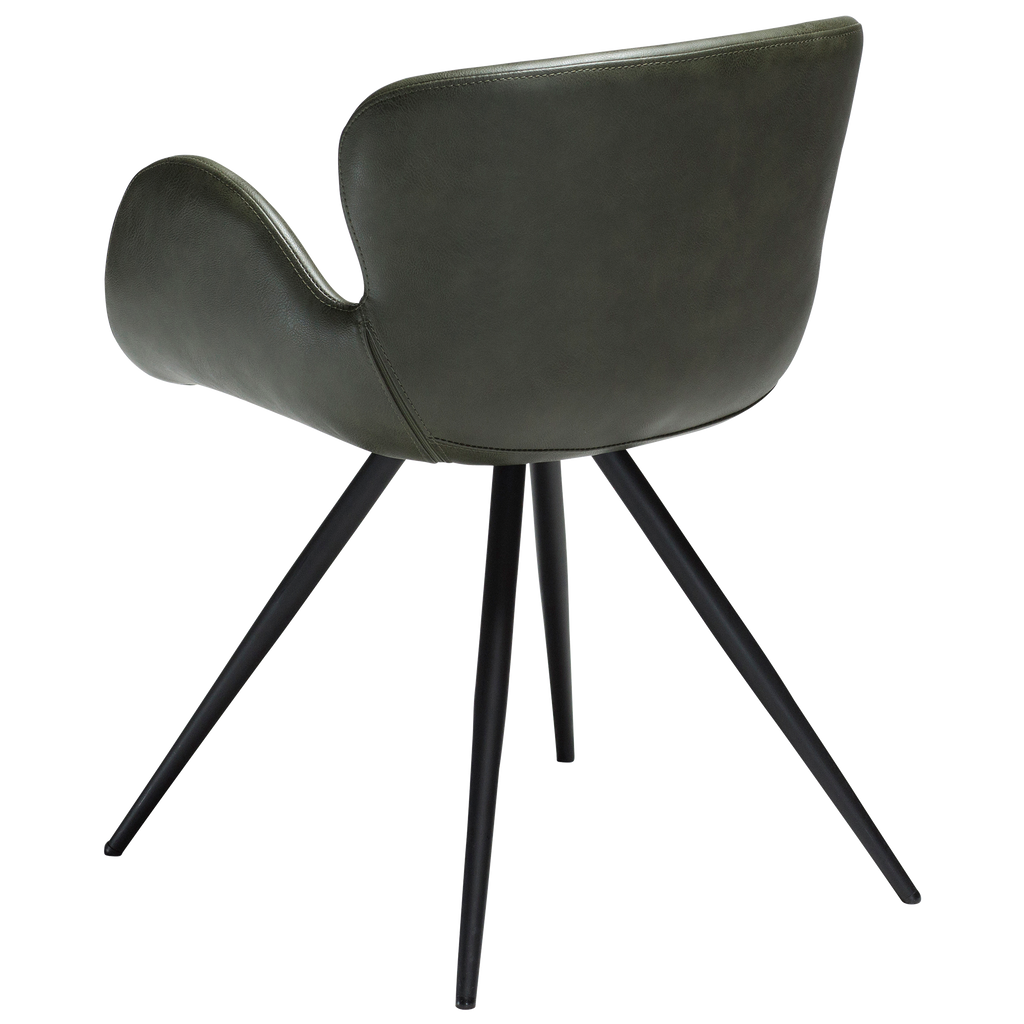 Armlehnstuhl Gaia vintage grün