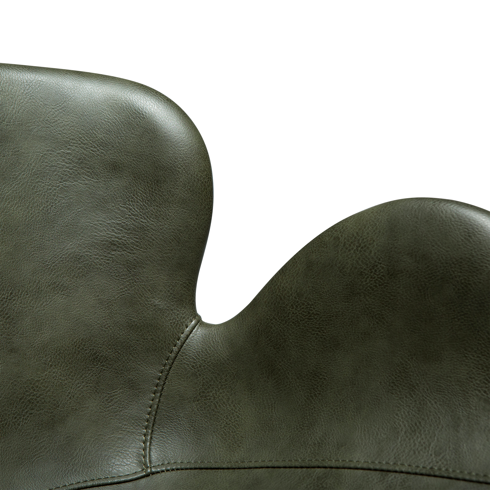 Fauteuil Gaia, vert vintage