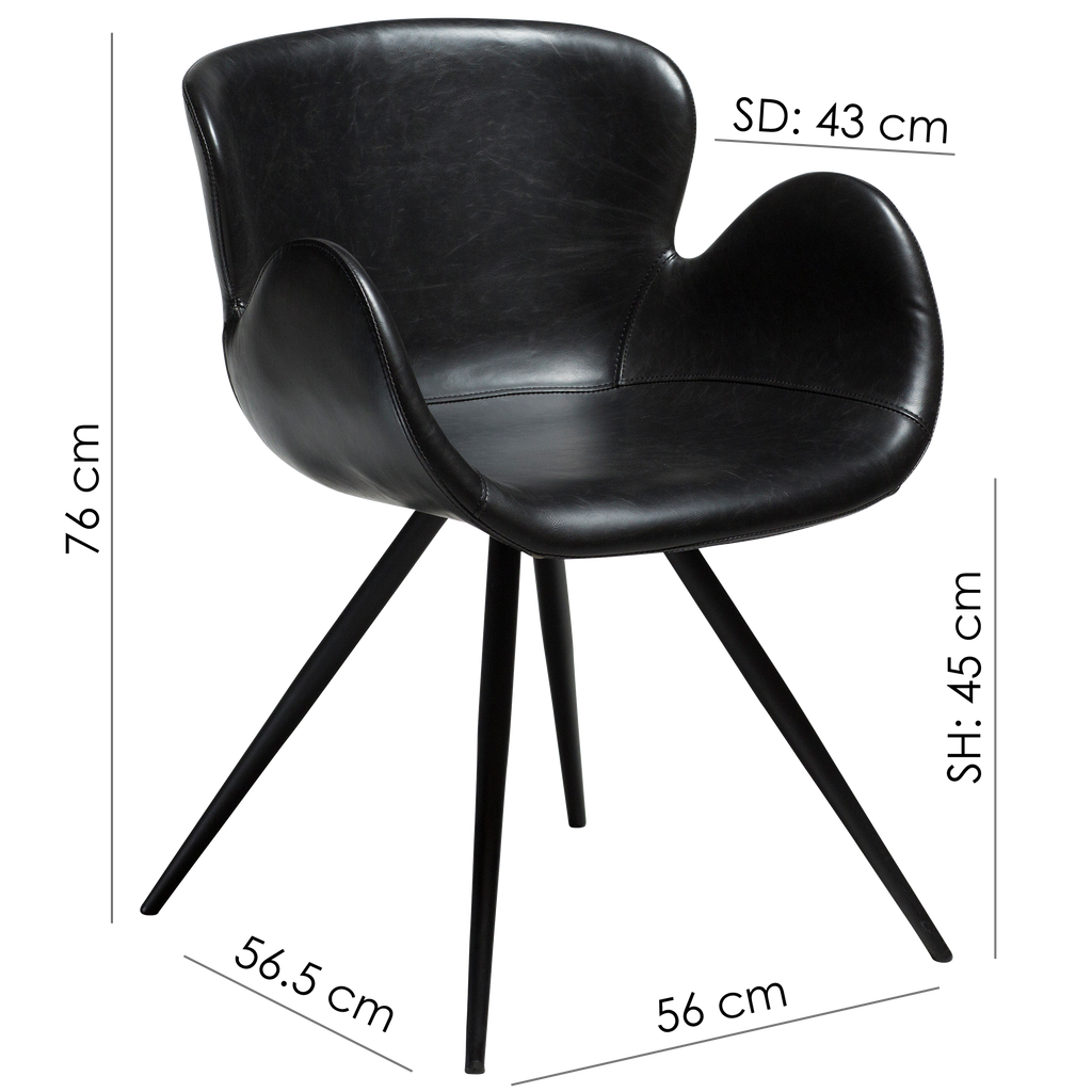 Armlehnstuhl Gaia vintage grün