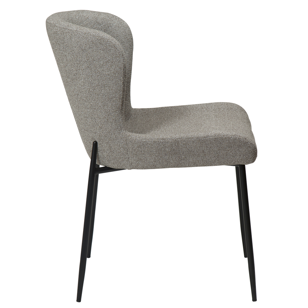 Fauteuil glamour gris