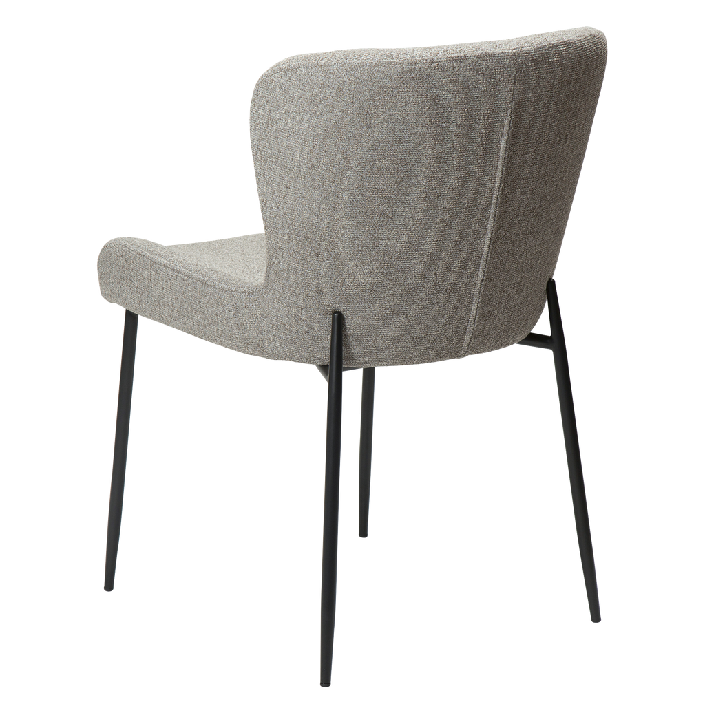 Fauteuil glamour gris