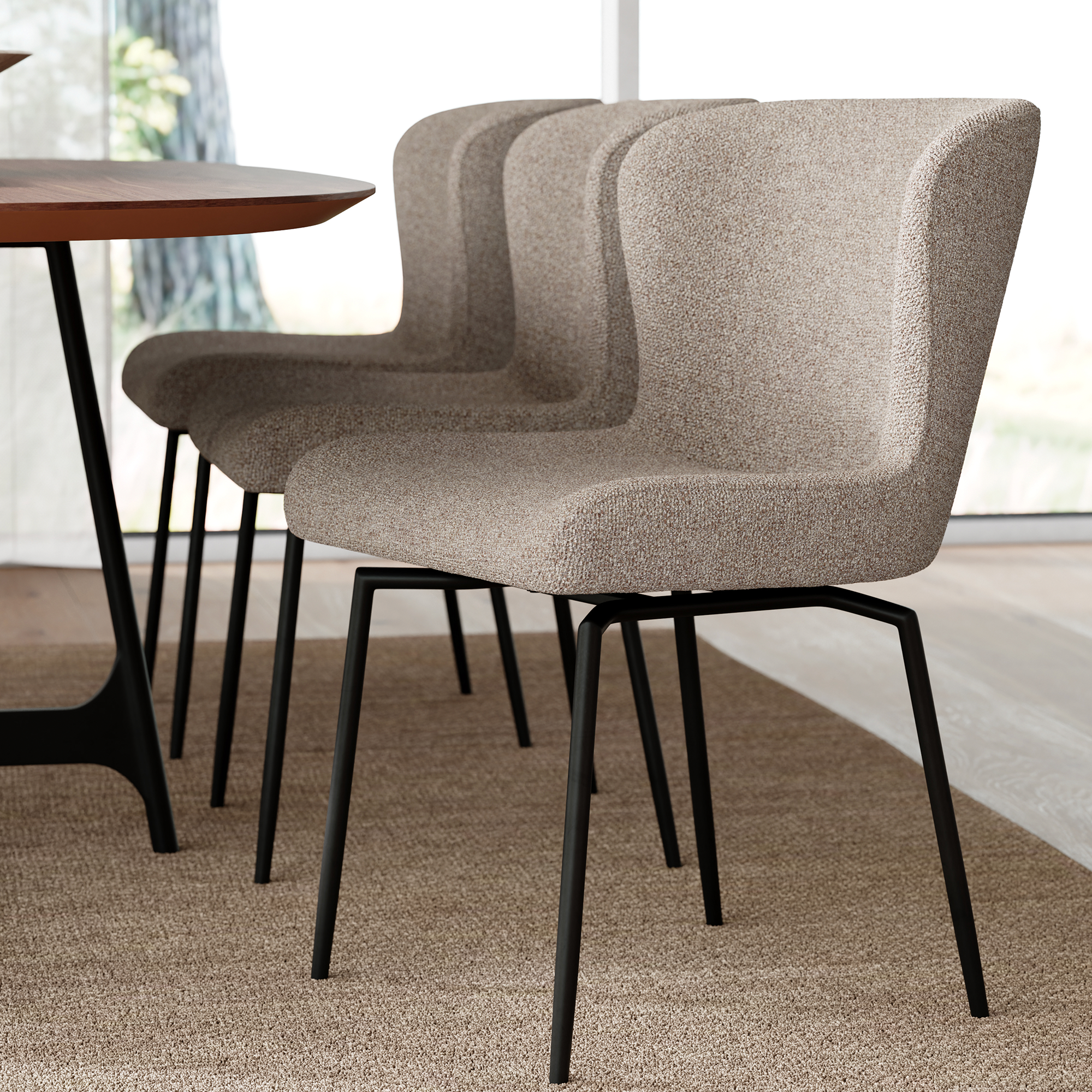 Fauteuil glamour gris