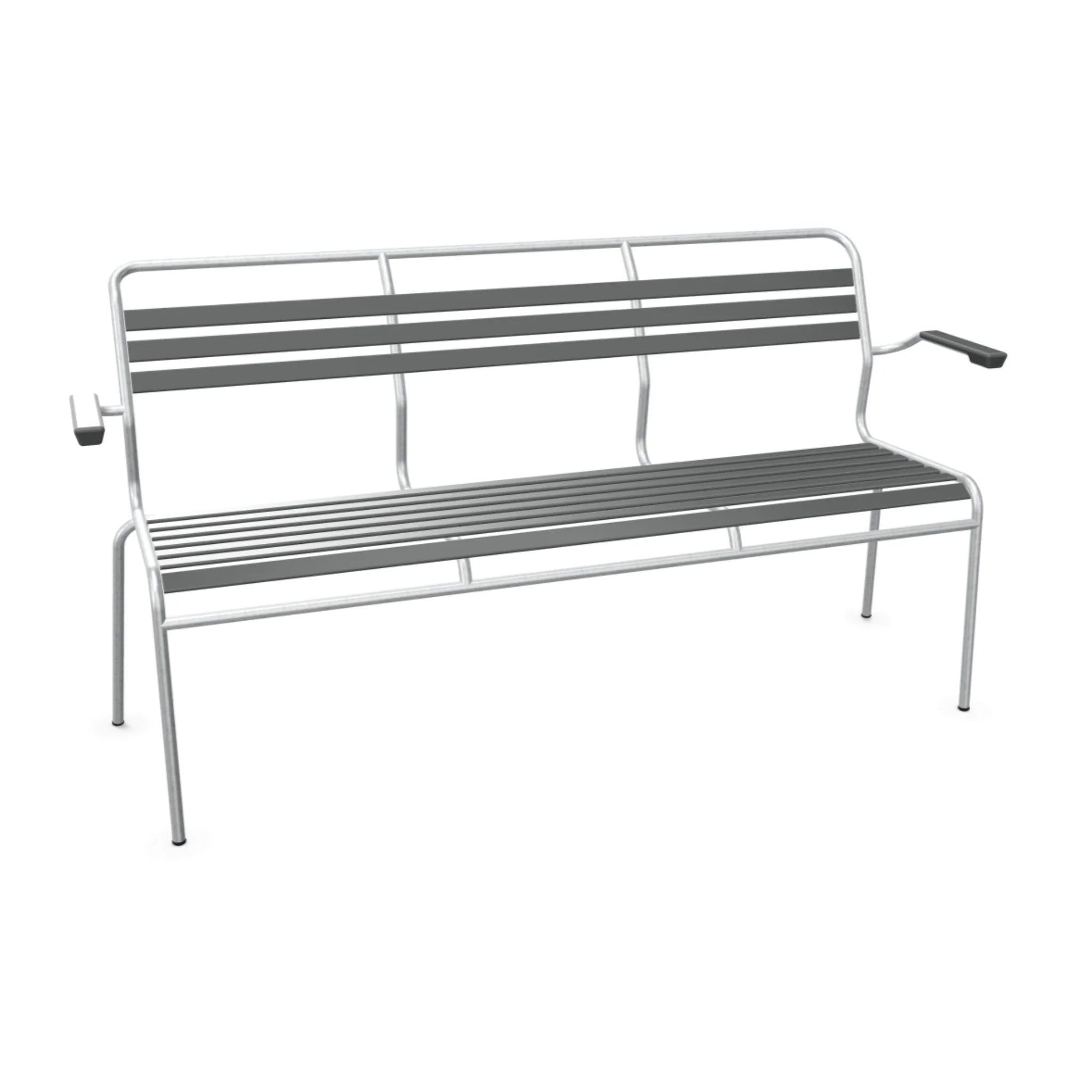 Säntis Lättli-3er-Bank mit Armlehne