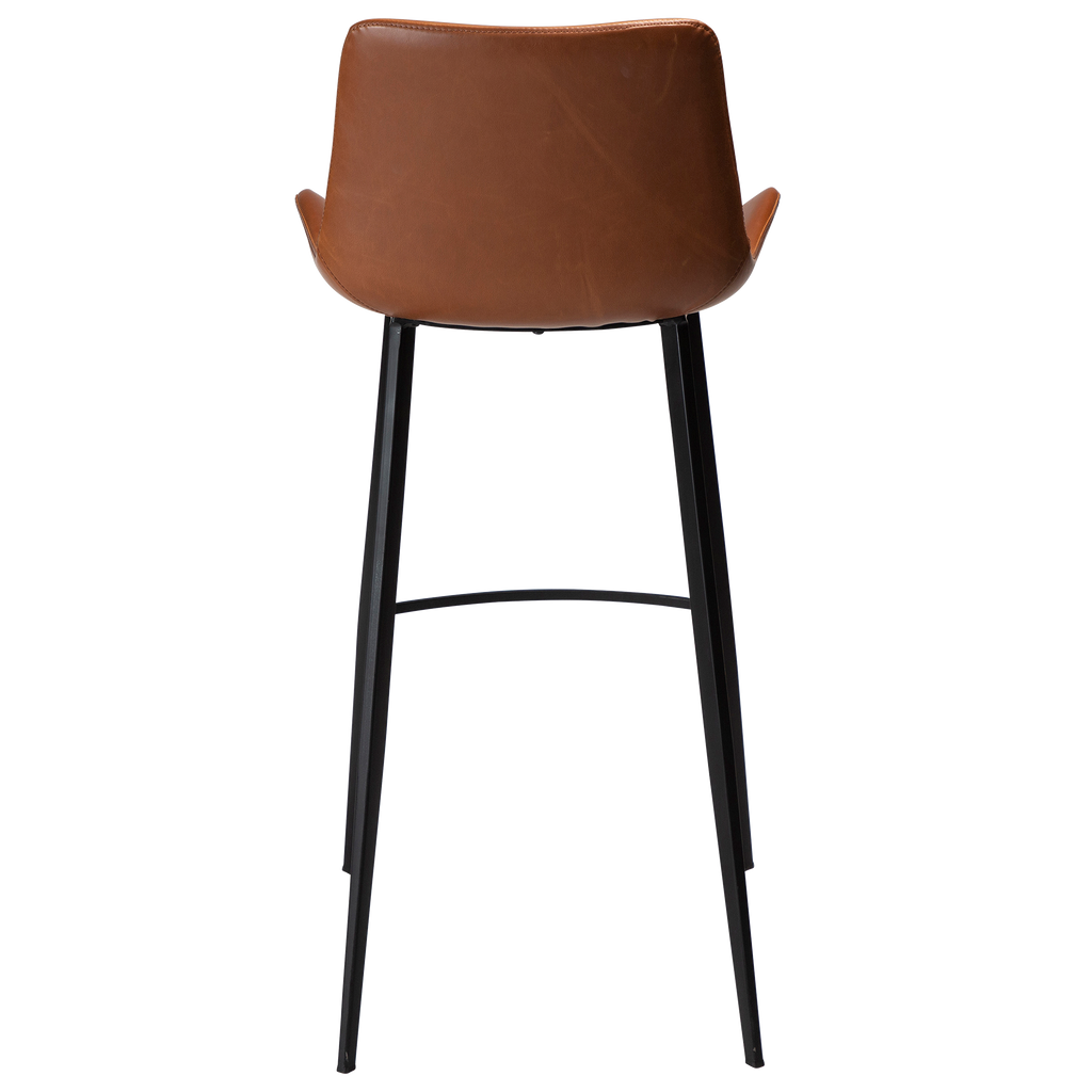 Tabouret de bar HYPE – Tabouret design avec revêtement et structure en métal