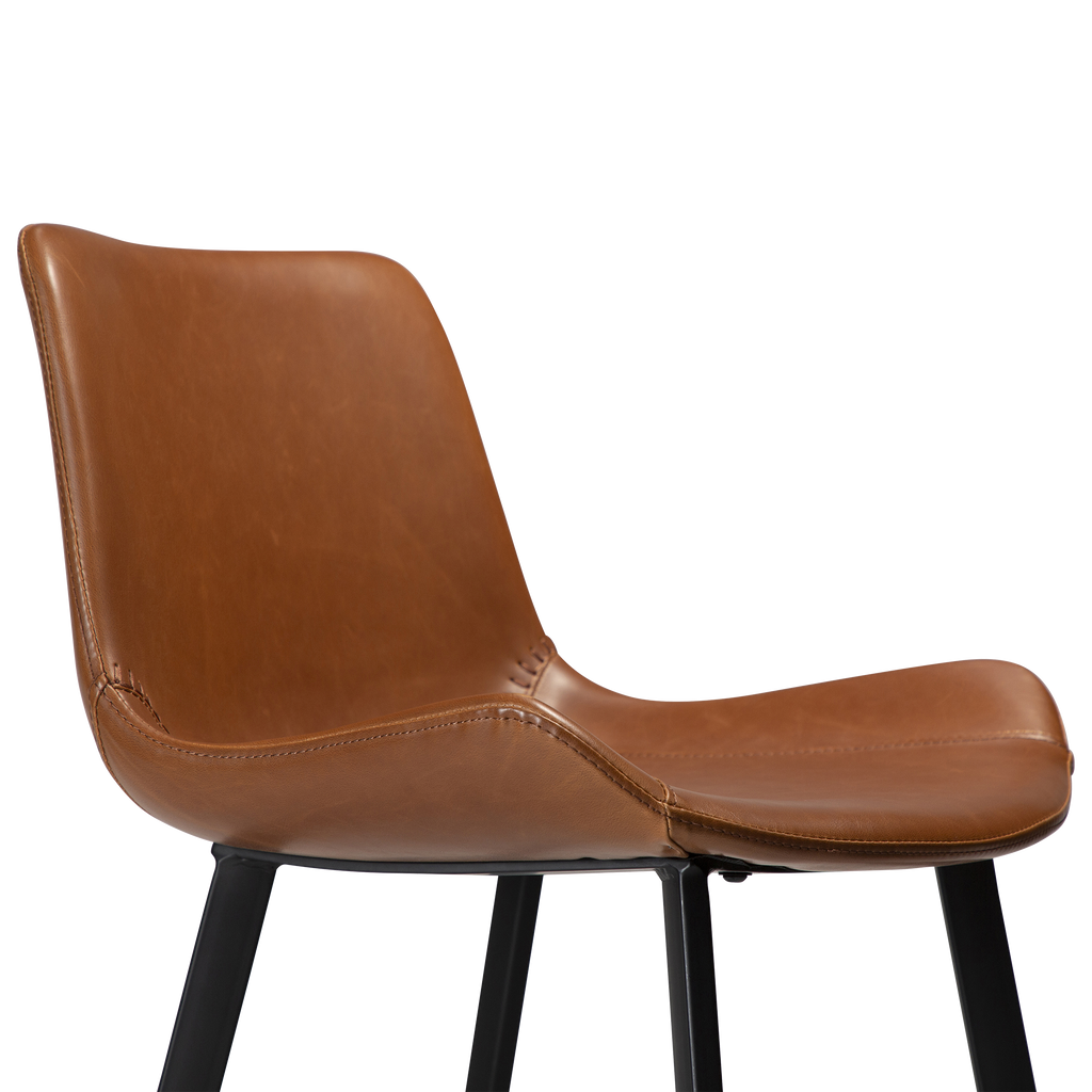 Tabouret de bar HYPE – Tabouret design avec revêtement et structure en métal