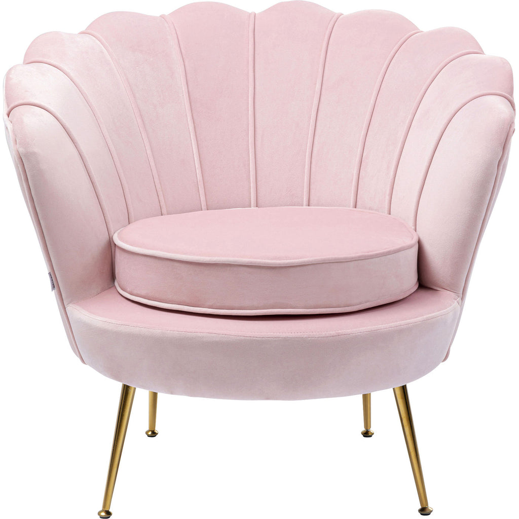Fauteuil Nénuphar Or Rose