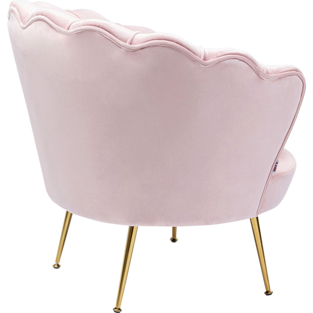 Fauteuil Nénuphar Or Rose