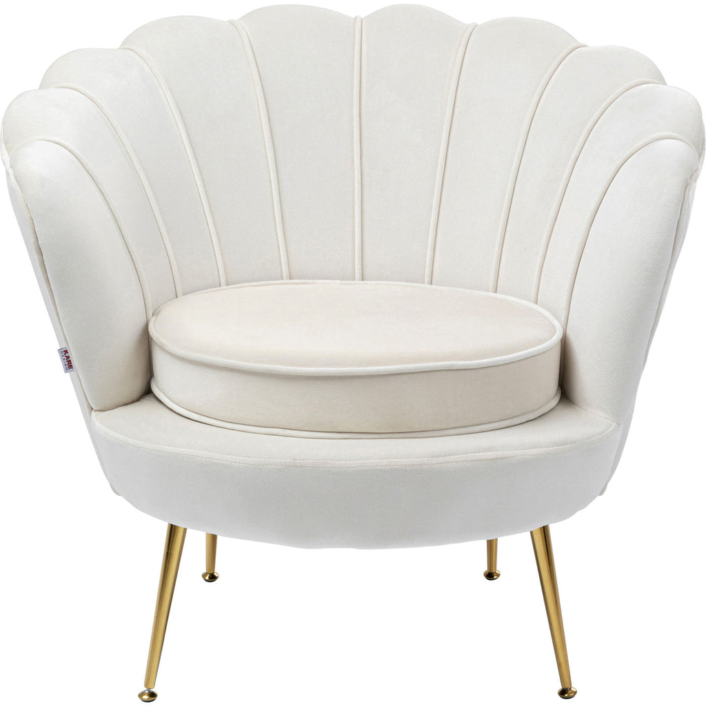 Fauteuil Nénuphar Or Beige