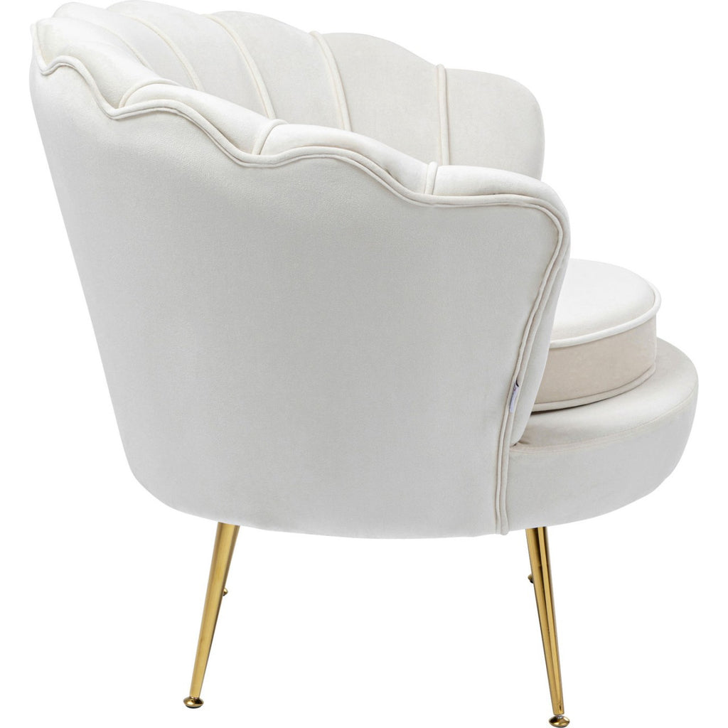 Fauteuil Nénuphar Or Beige