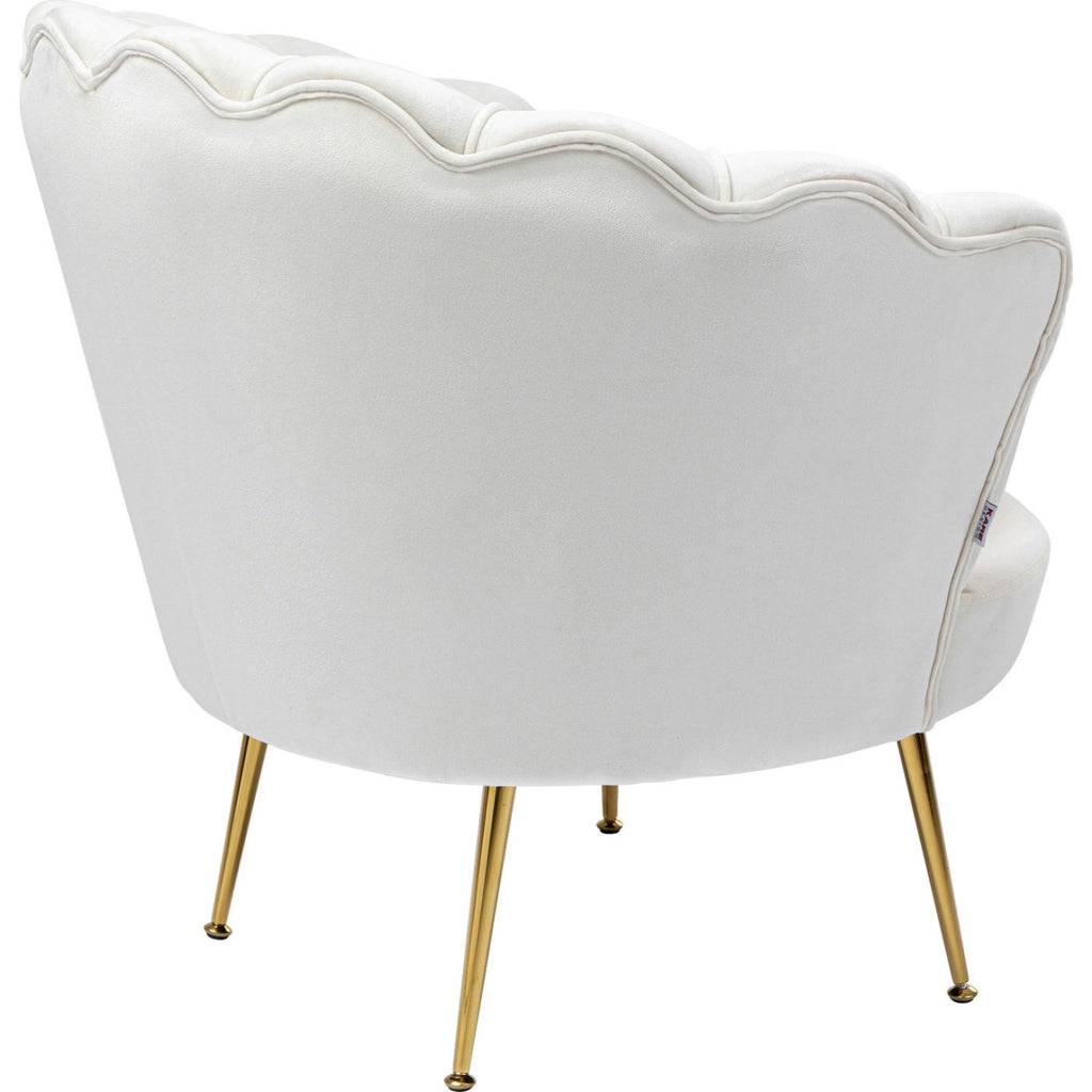 Fauteuil Nénuphar Or Beige