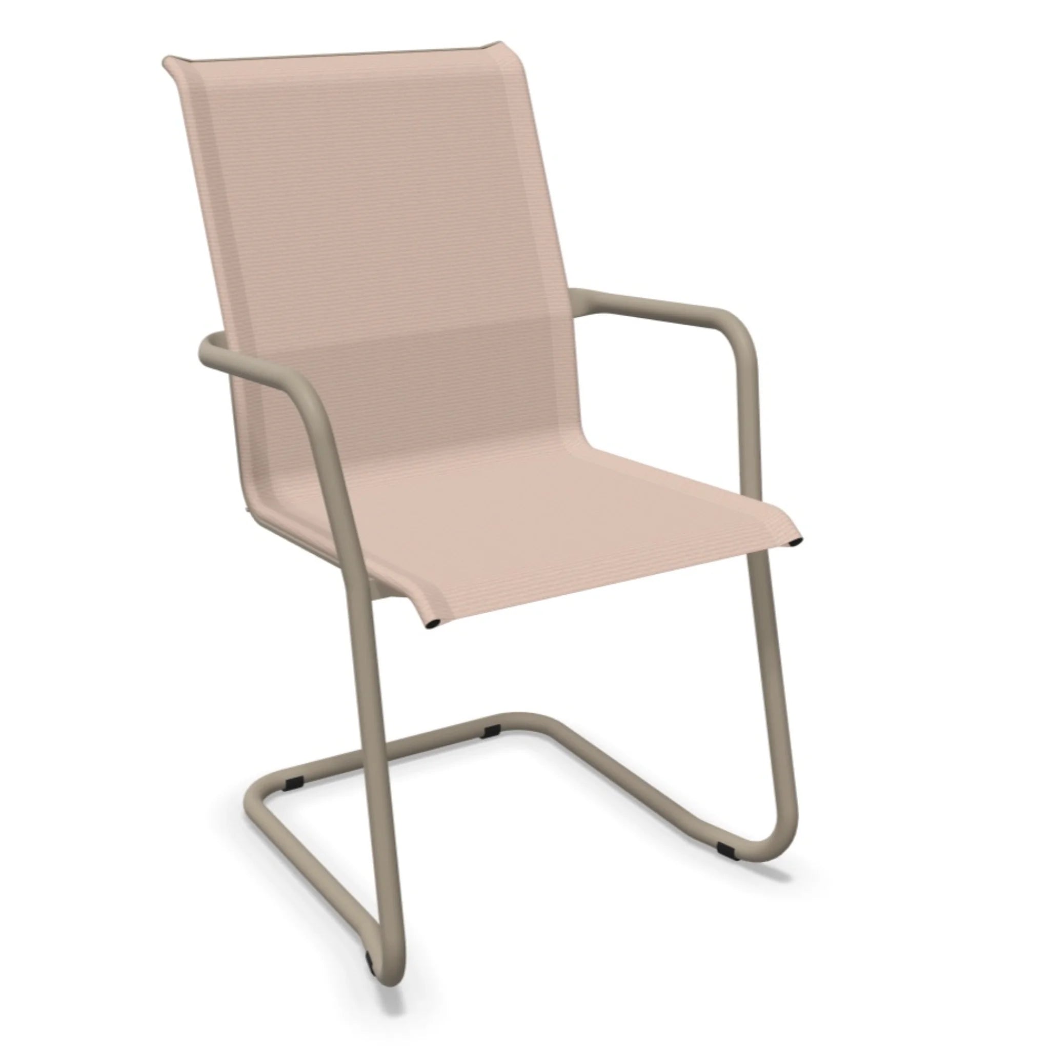 Locarno Textil-Sessel mit Armlehne Freischwinger