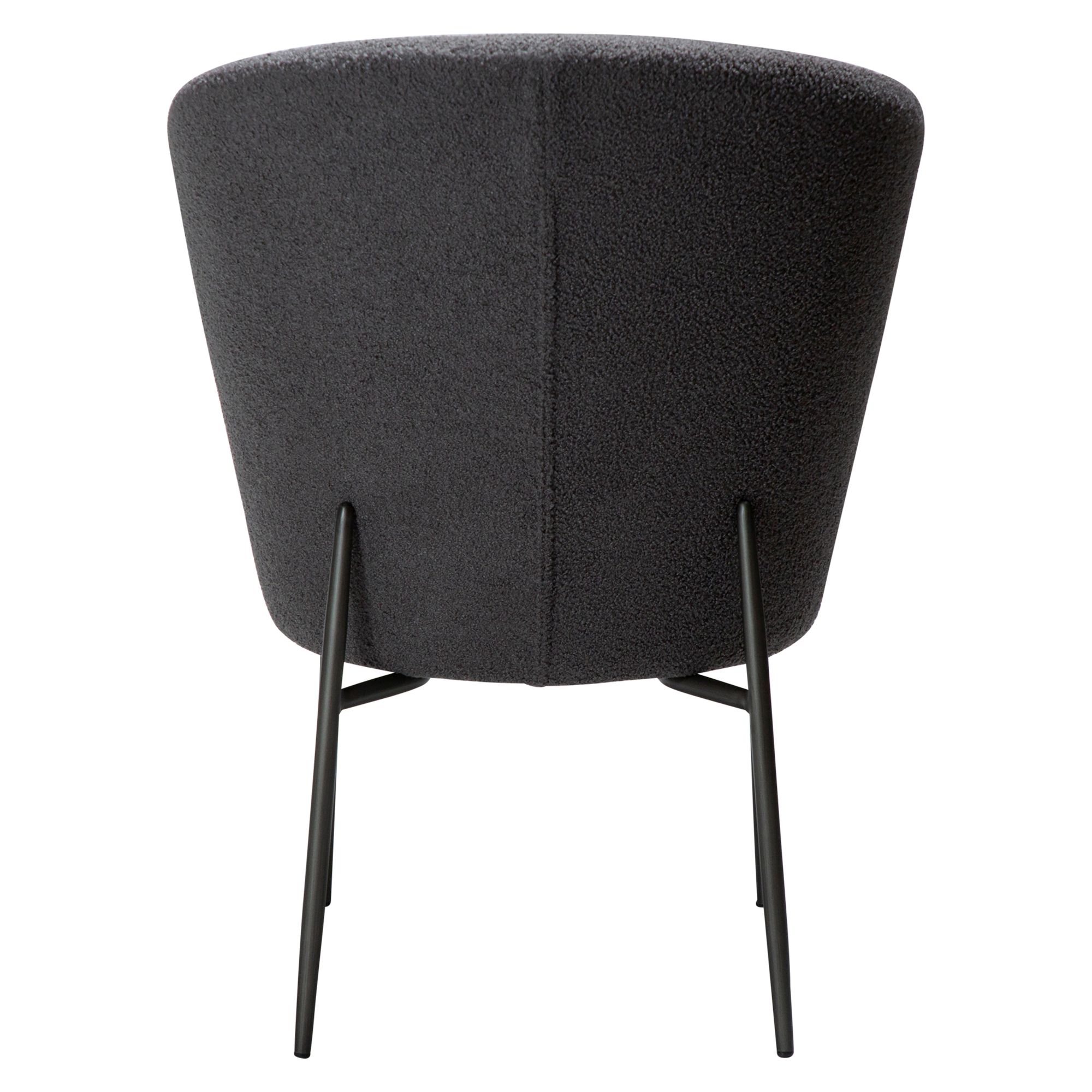 Chaise design ORBIT – élégante chaise de salle à manger ronde et rembourrée