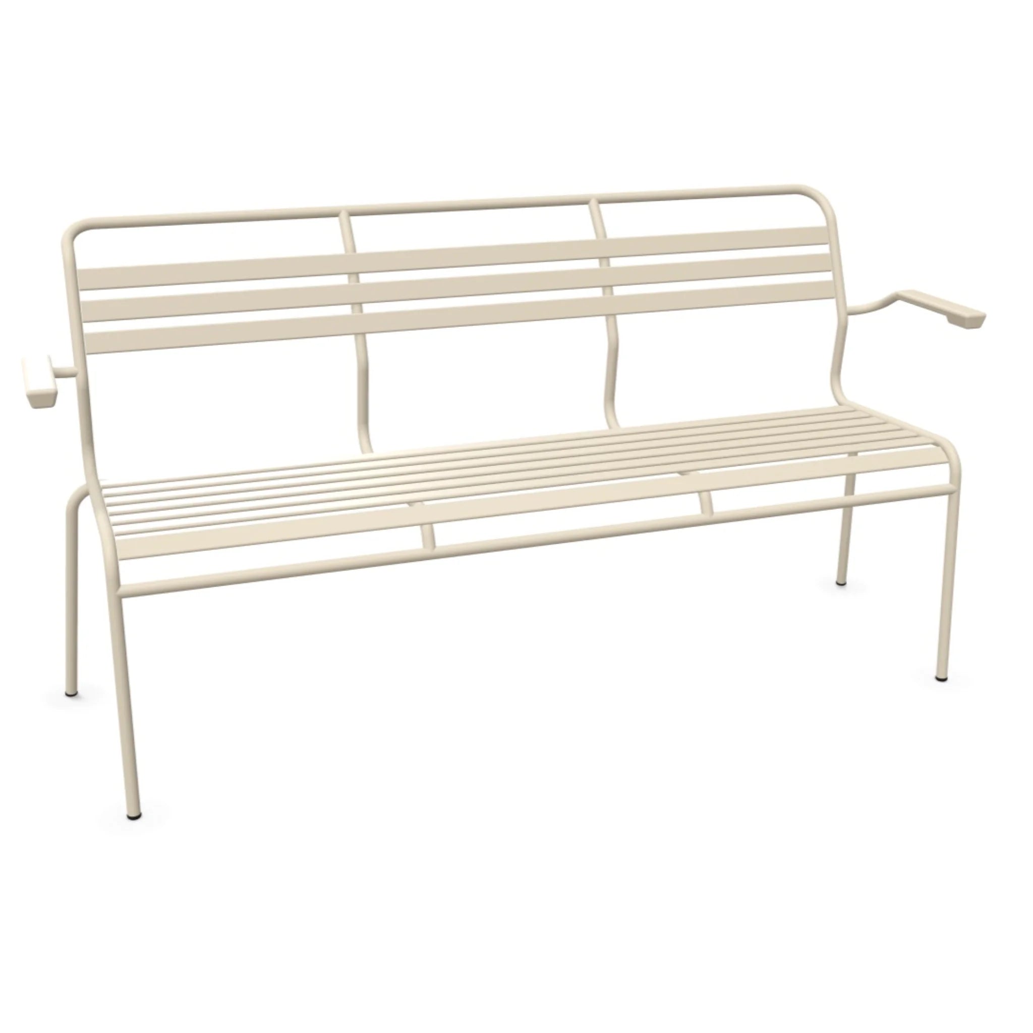 Säntis Lättli-3er-Bank mit Armlehne
