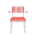 Chaise Spaghetti Säntis avec accoudoirs et patins