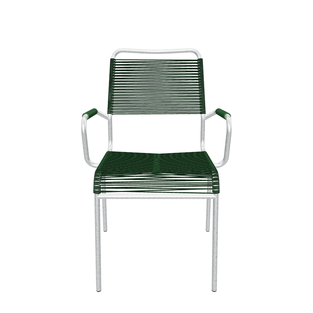Chaise spaghetti Rigi avec accoudoirs Comfort