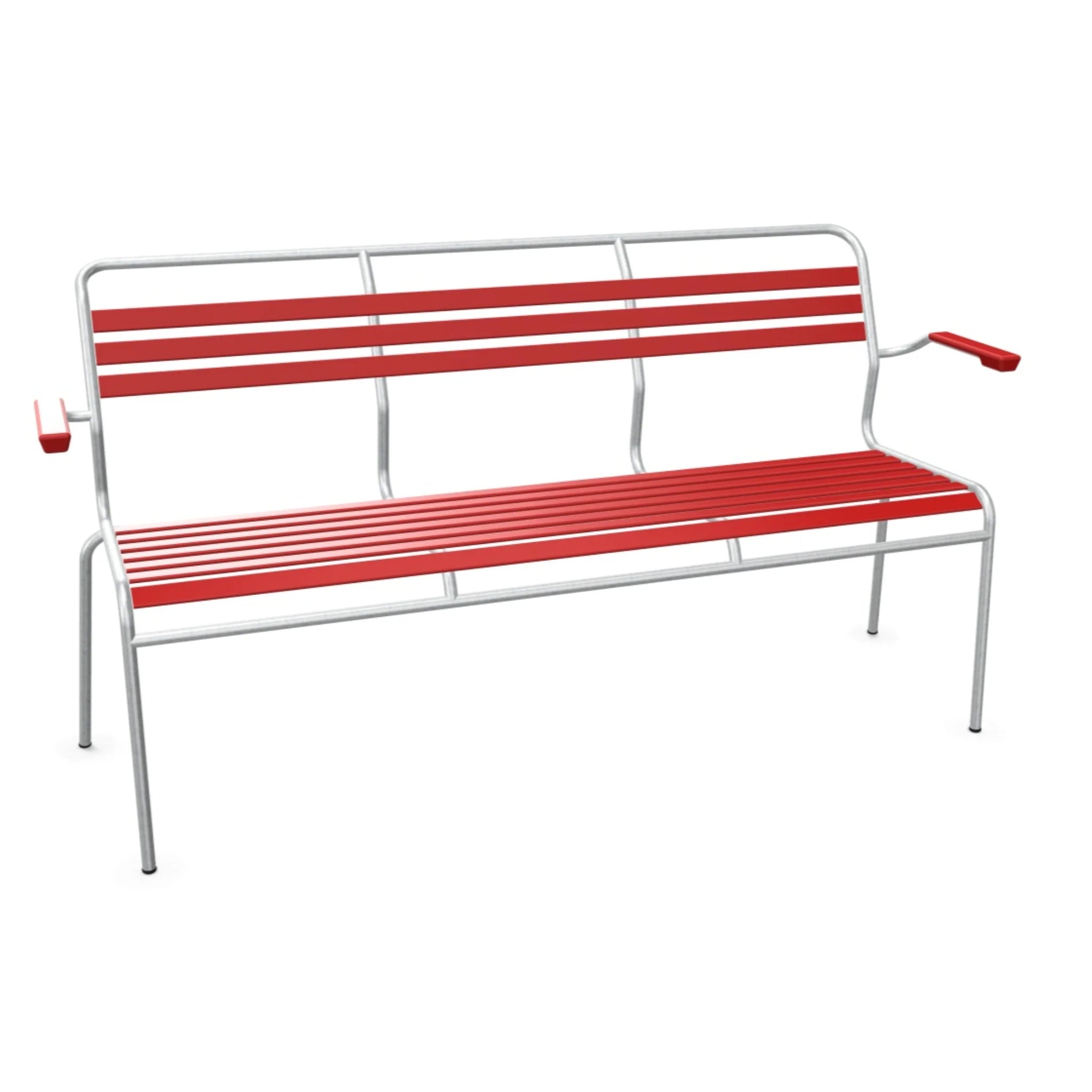 Säntis Lättli-3er-Bank mit Armlehne