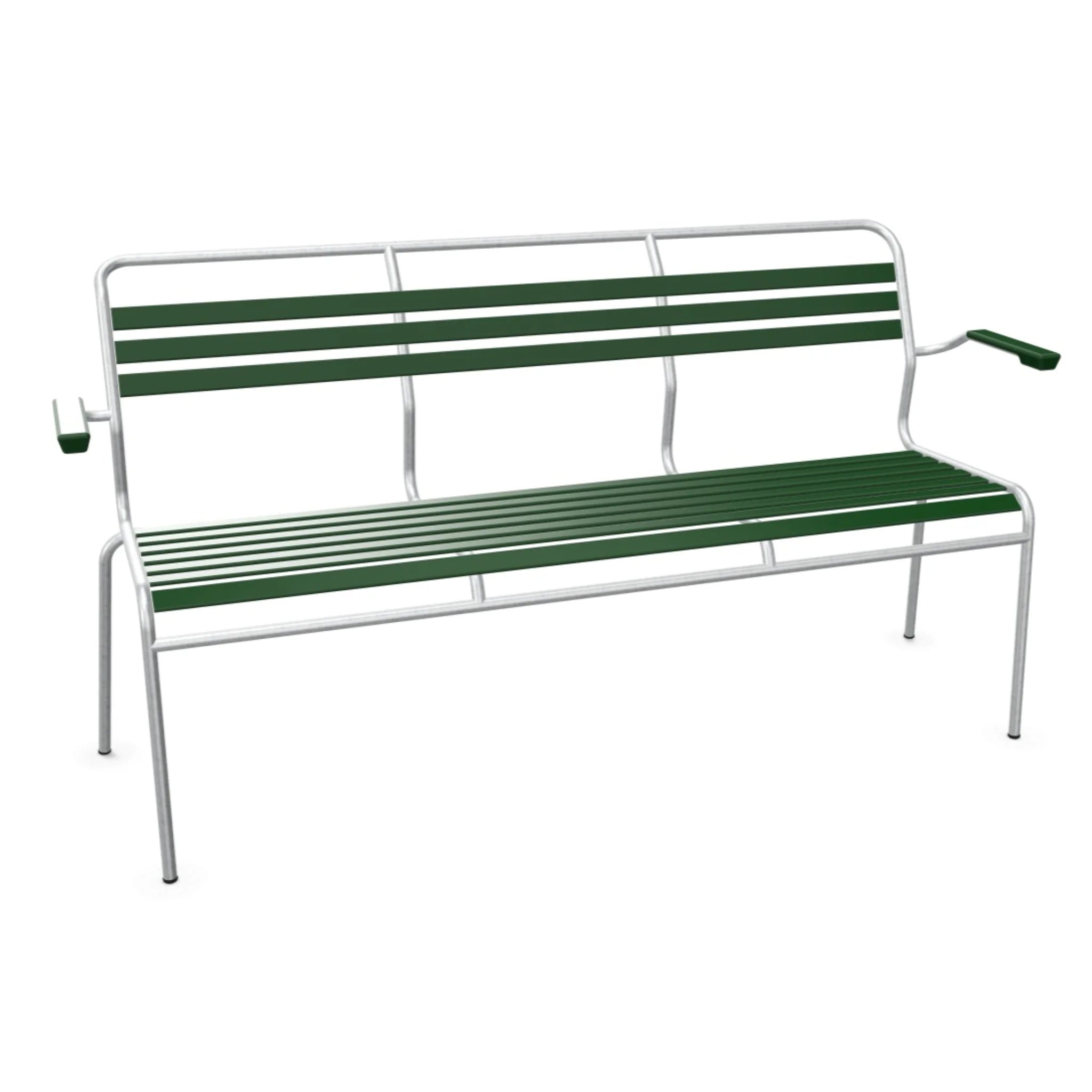 Säntis Lättli-3er-Bank mit Armlehne