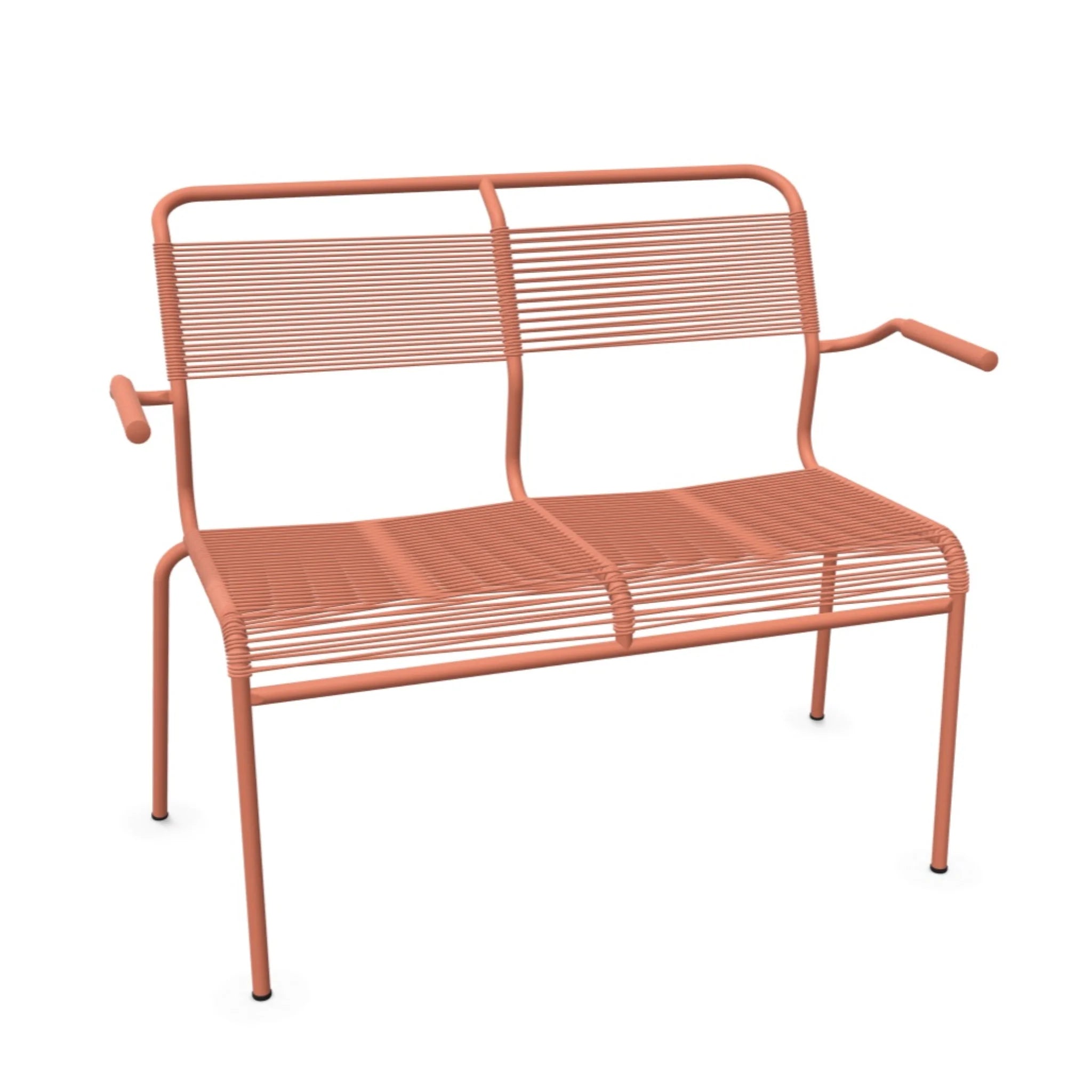 Banc 2 places Spaghetti Säntis avec accoudoir