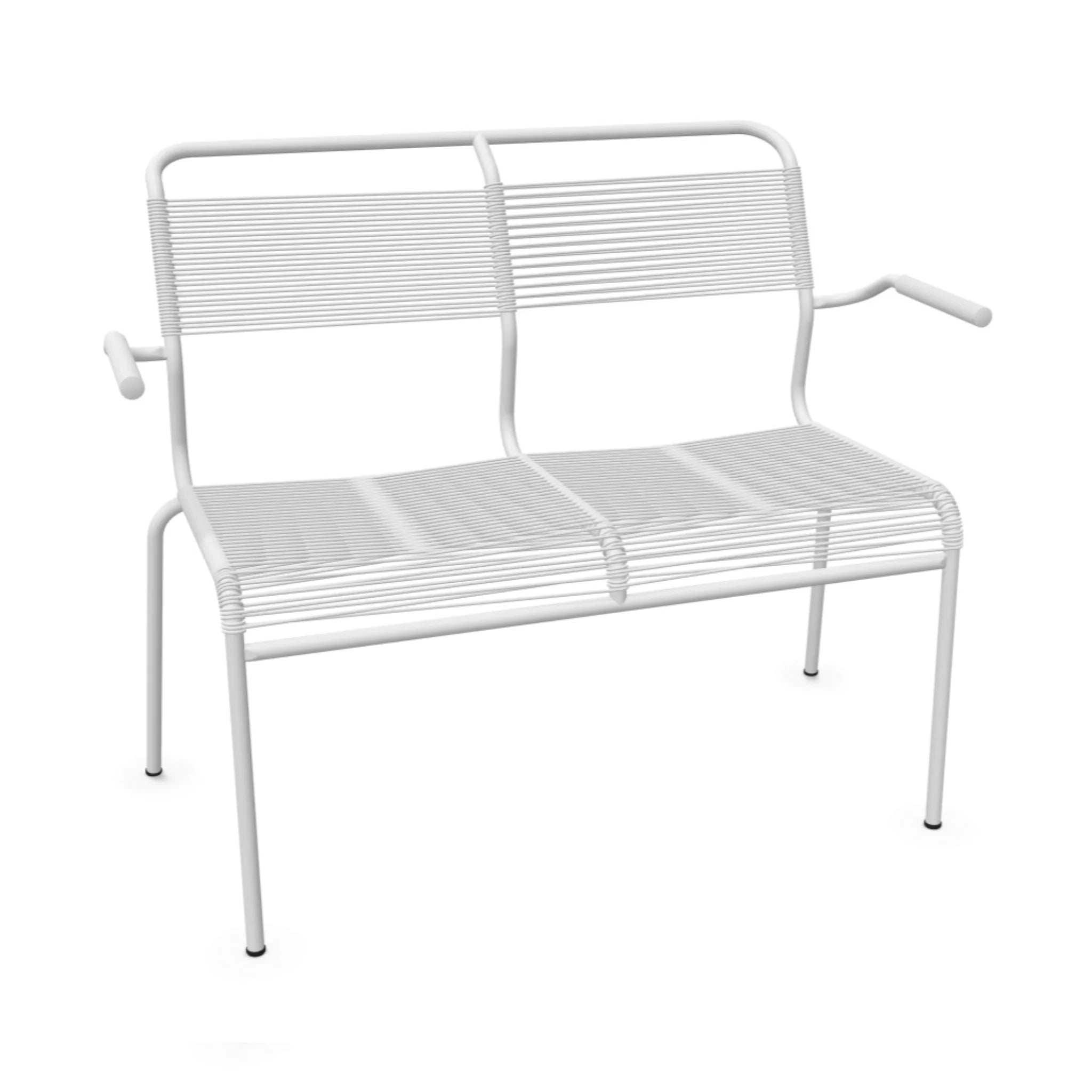 Banc 2 places Spaghetti Säntis avec accoudoir