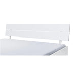 Hasena Movie Line Designbett Nia2 - Modernes Bett mit weißem Kopfteil und eleganter Linienführung